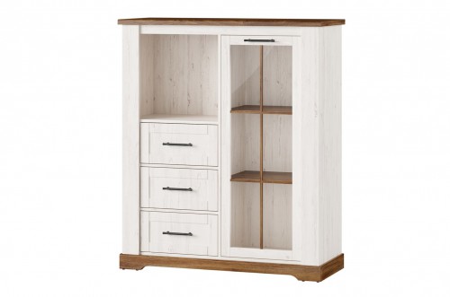 Вітрина COUNTRY 15 SZYNAKA дуб стирлінг/сосна андерсен